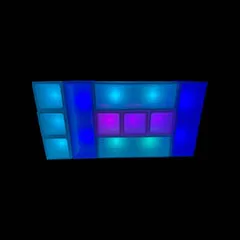 Luxe LED Back Bar Counter - Type 1 - Multi-Coloured ​​ ​F-LD121-MC