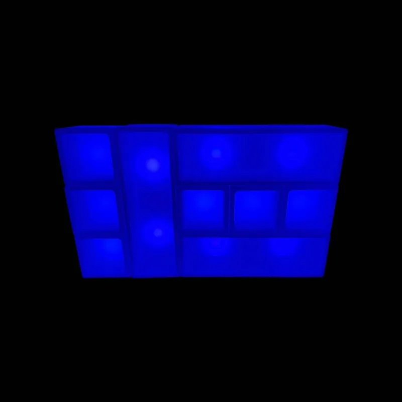 F-LD121-MC Type 1 Luxe LED back bar counter in multi-coloured