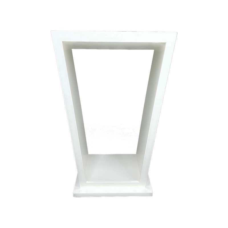 F-LE101-WH Type 1 lectern in white paint finish