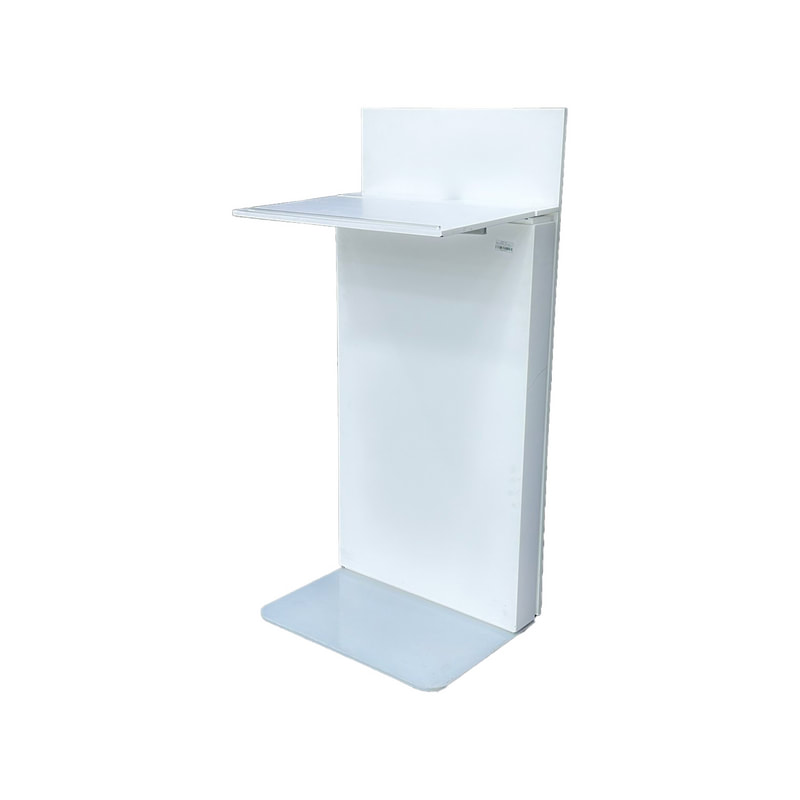 F-LE105-WH Type 5 lectern in white paint finish