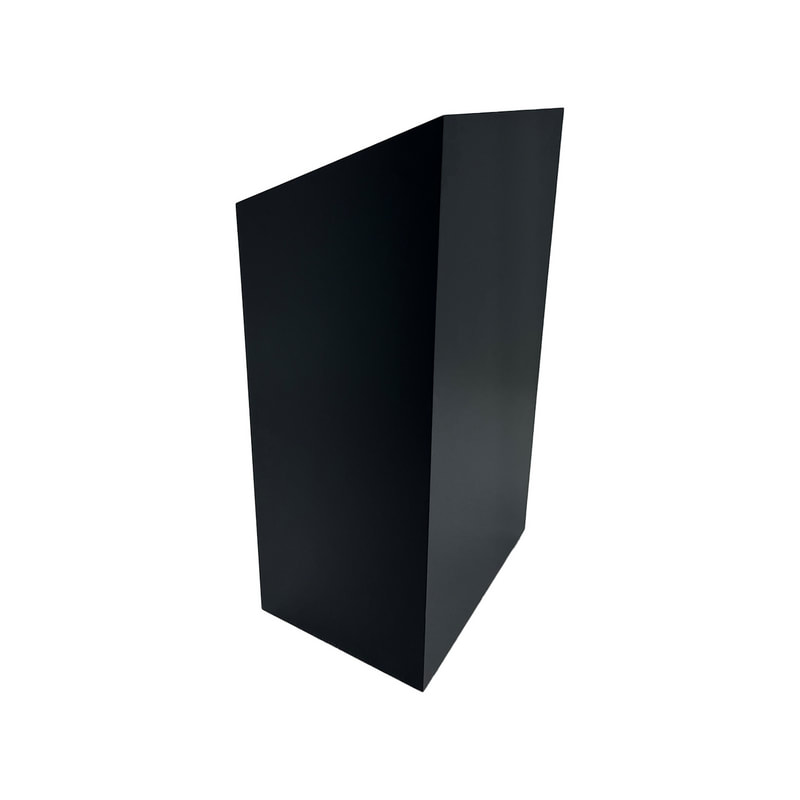 F-LE107-BL Type 7 lectern in black paint finish