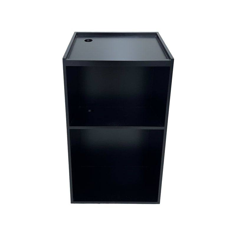 F-LE107-BL Type 7 lectern in black paint finish