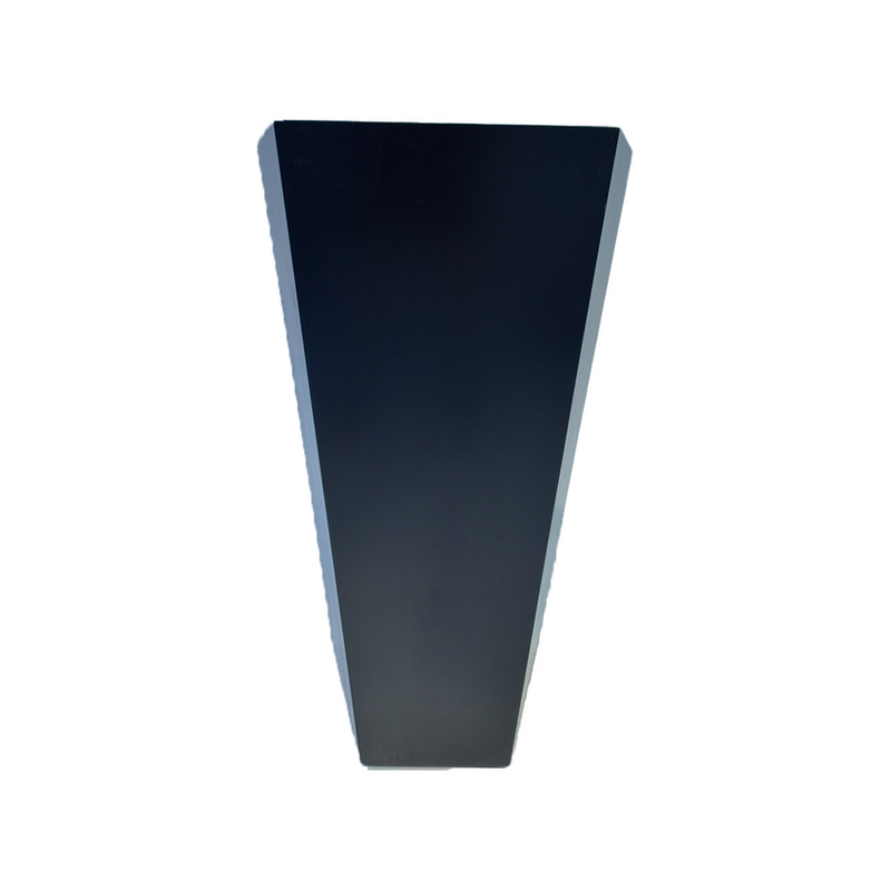 F-LE107-BL Type 7 lectern in black paint finish