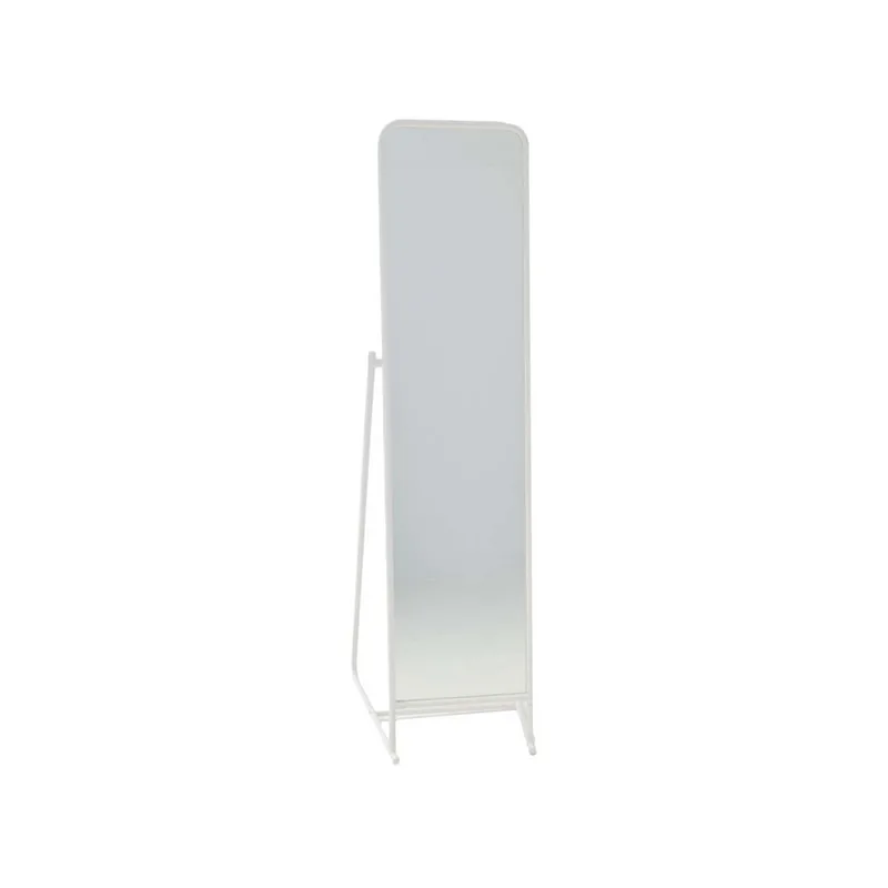 F-MI153-WH Astrid full height mirror with a white metal frame