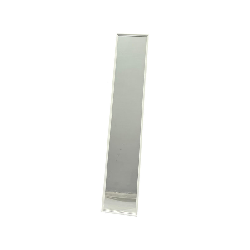 F-MI155-WH Caddie full height standing mirror with white frame