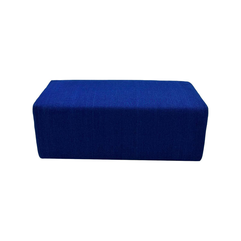F-OT103-DN Endless Lounge Ottoman Type C in denim