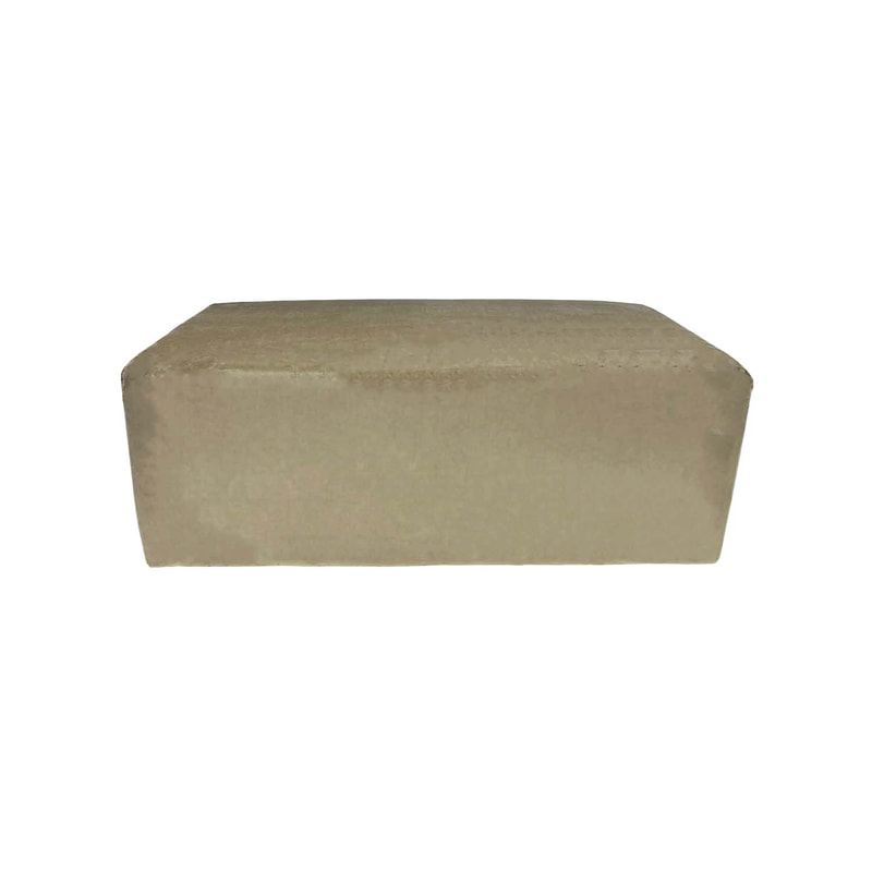 F-OT103-TF Endless Lounge Ottoman Type C in toffee velvet