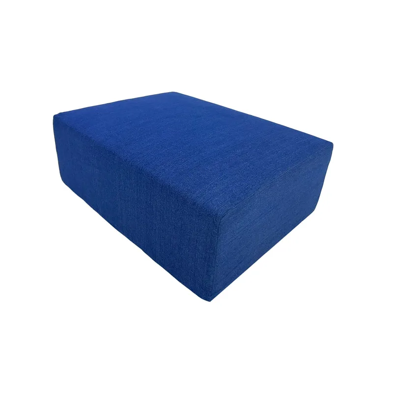 F-OT105-DN Endless Lounge Ottoman Type E in denim