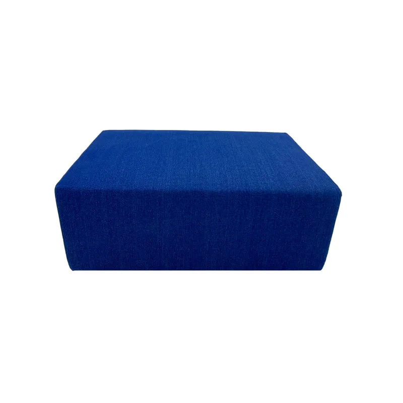 F-OT105-DN Endless Lounge Ottoman Type E in denim