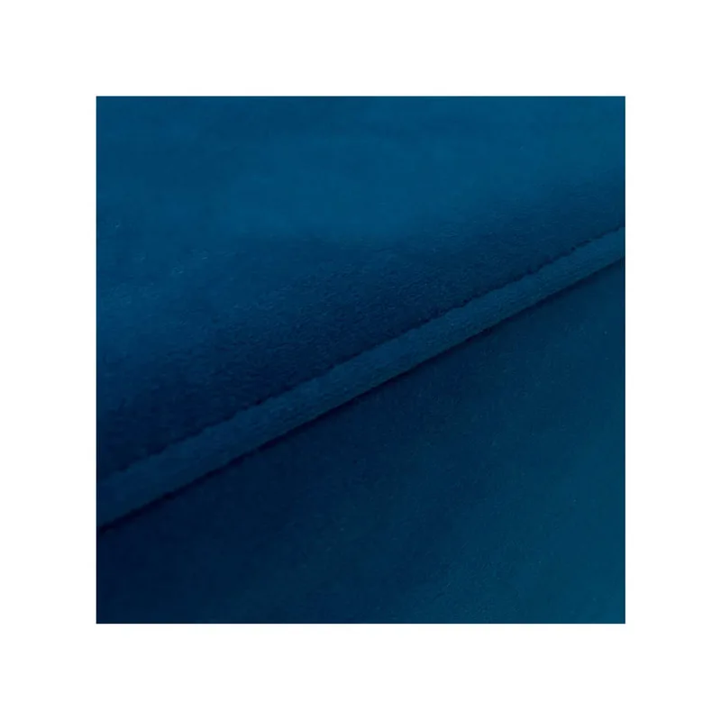 F-OT105-TL Endless Lounge Ottoman Type E in teal velvet