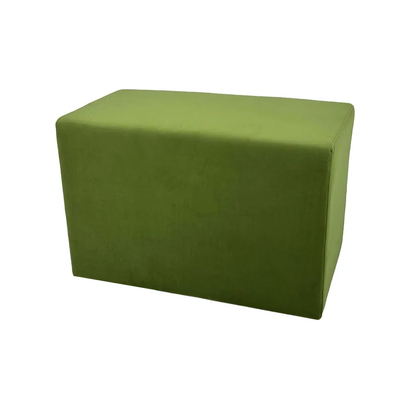 F-OT106-SG Endless Lounge Ottoman Type F in sage green velvet