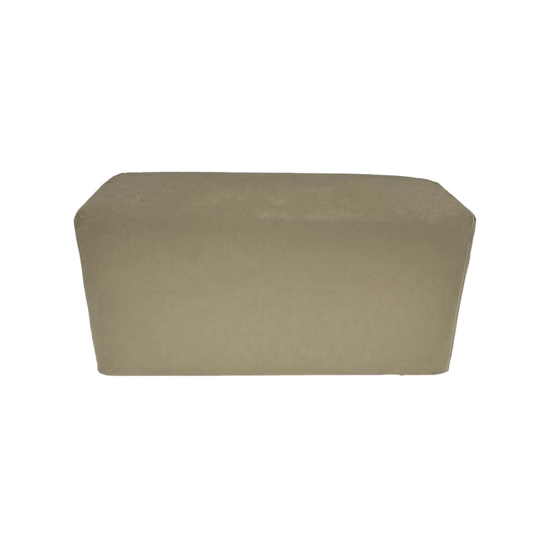 F-OT107-TF Endless Lounge Ottoman Type G in toffee velvet