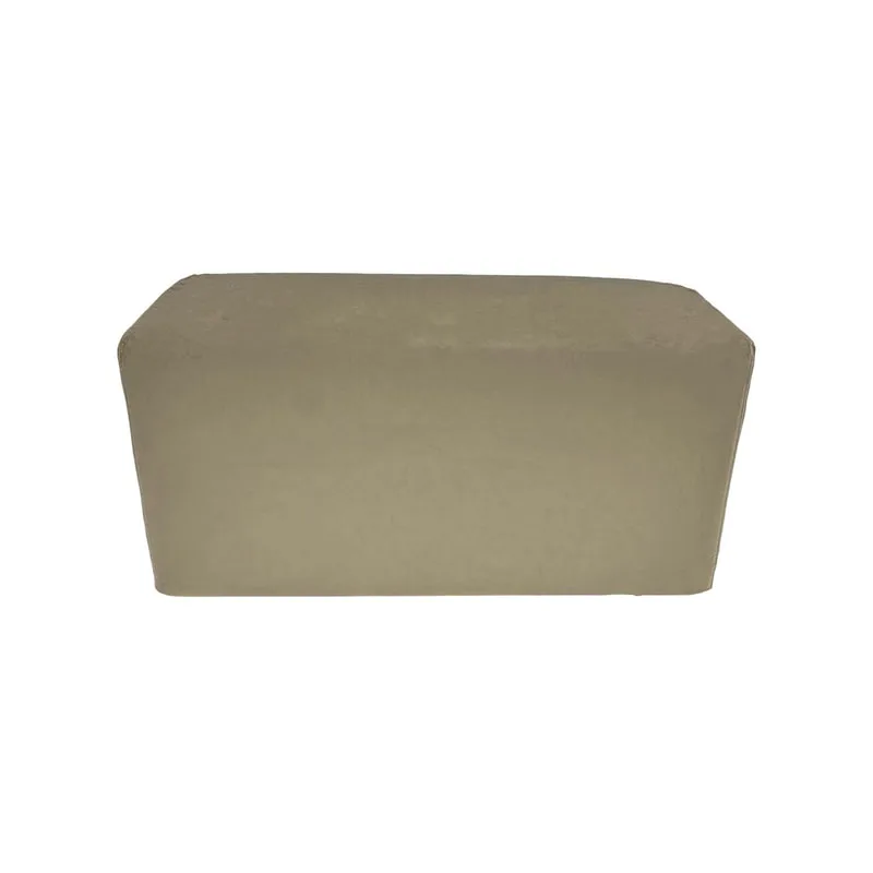 F-OT107-TF Endless Lounge Ottoman Type G in toffee velvet