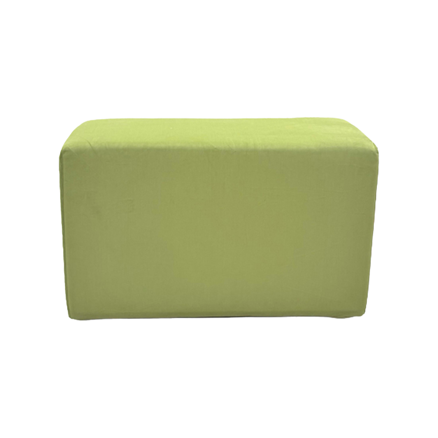 F-OT109-SG Endless Lounge Ottoman Type I in sage green velvet