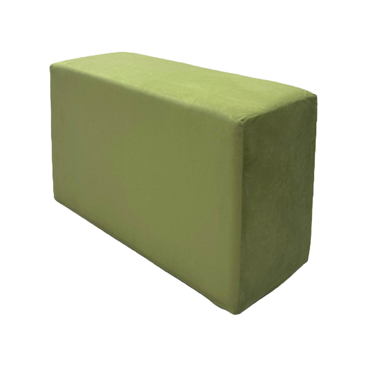 F-OT109-SG Endless Lounge Ottoman Type I in sage green velvet