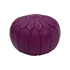 Moroccan Pouffe - Purple ​F-PF101-PR