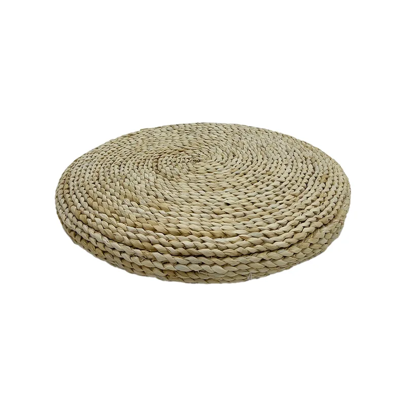 F-PF104-NT Bulan natural rattan pouffe