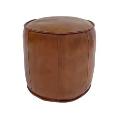 Luko Pouffe - Mid Tan F-PF110-MT