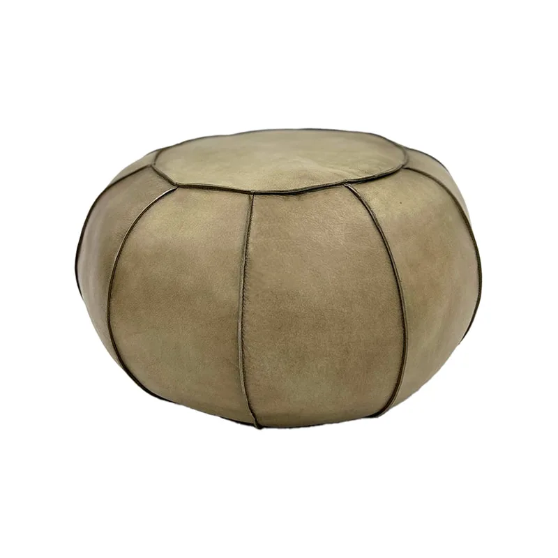 Perry Pouffe - Light Tan ​F-PF115-LT