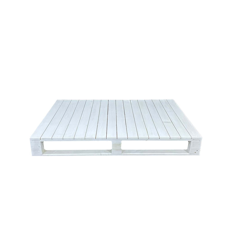 F-PP101-WH Type 1 Pallet table in white paint finish