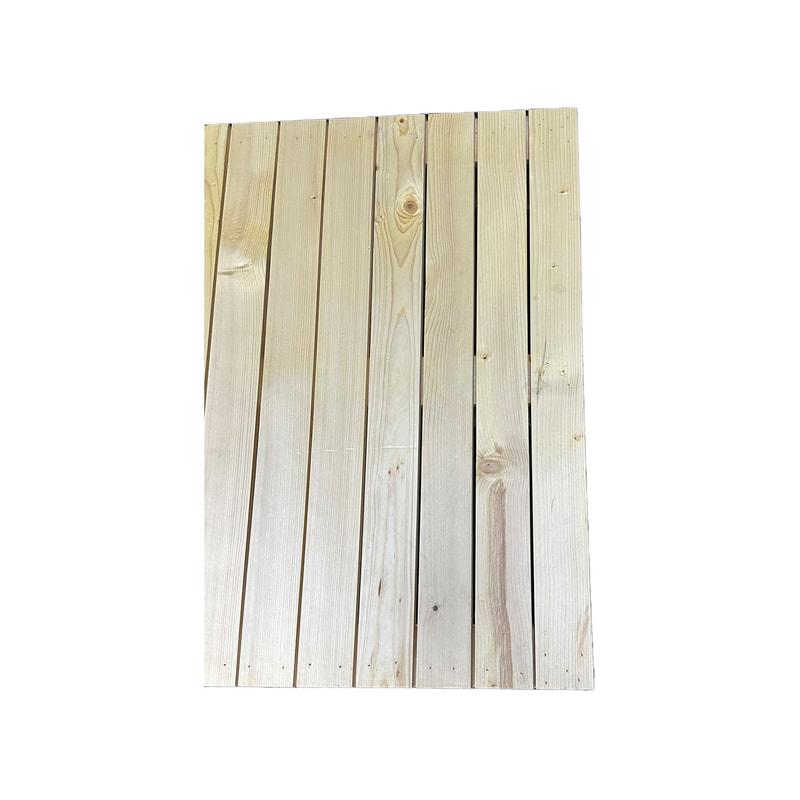 F-PP102-LW Type 2 Pallet table in light wood finish