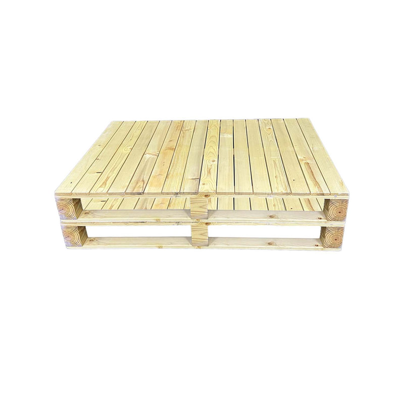 F-PP102-LW Type 2 Pallet table in light wood finish