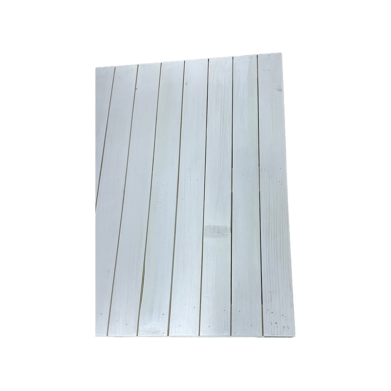 F-PP102-WH Type 2 Pallet table in white paint finish