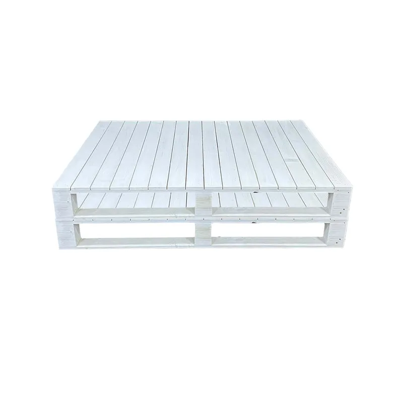 F-PP102-WH Type 2 Pallet table in white paint finish