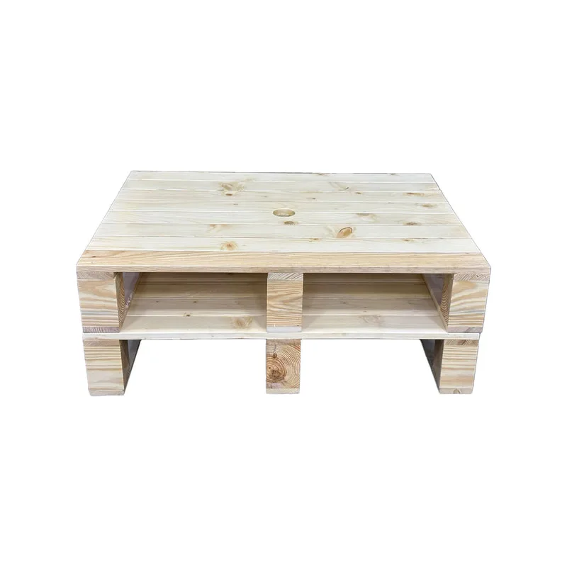 F-PP103-LW Type 3 Pallet table in light wood finish
