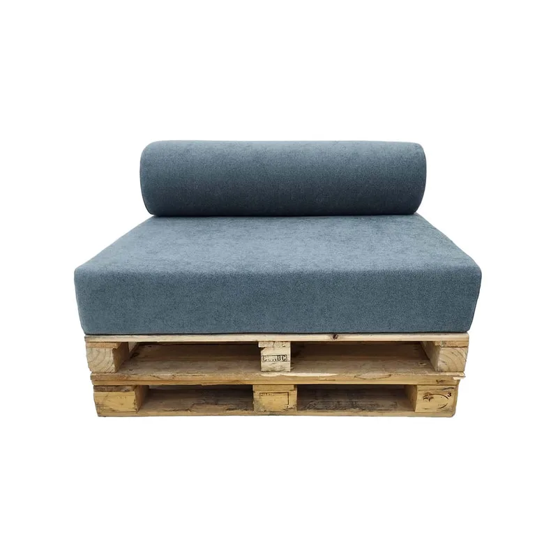 F-PP301-DG Type 1 Pallet sofa with dark grey cushion