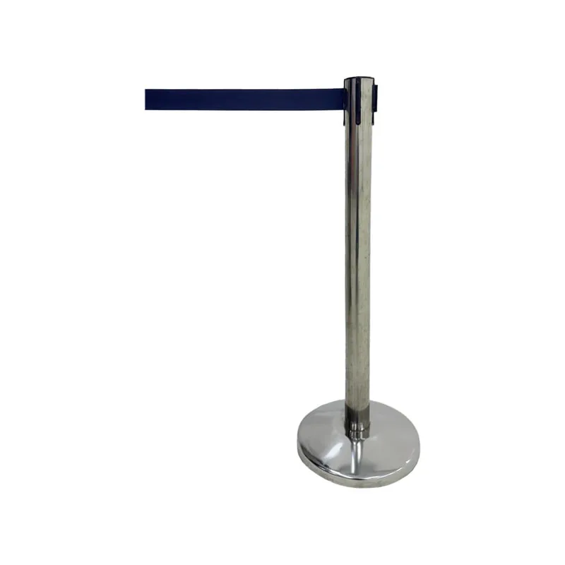 Retractable Barrier - Midnight Blue + Silver F-RB102-BU