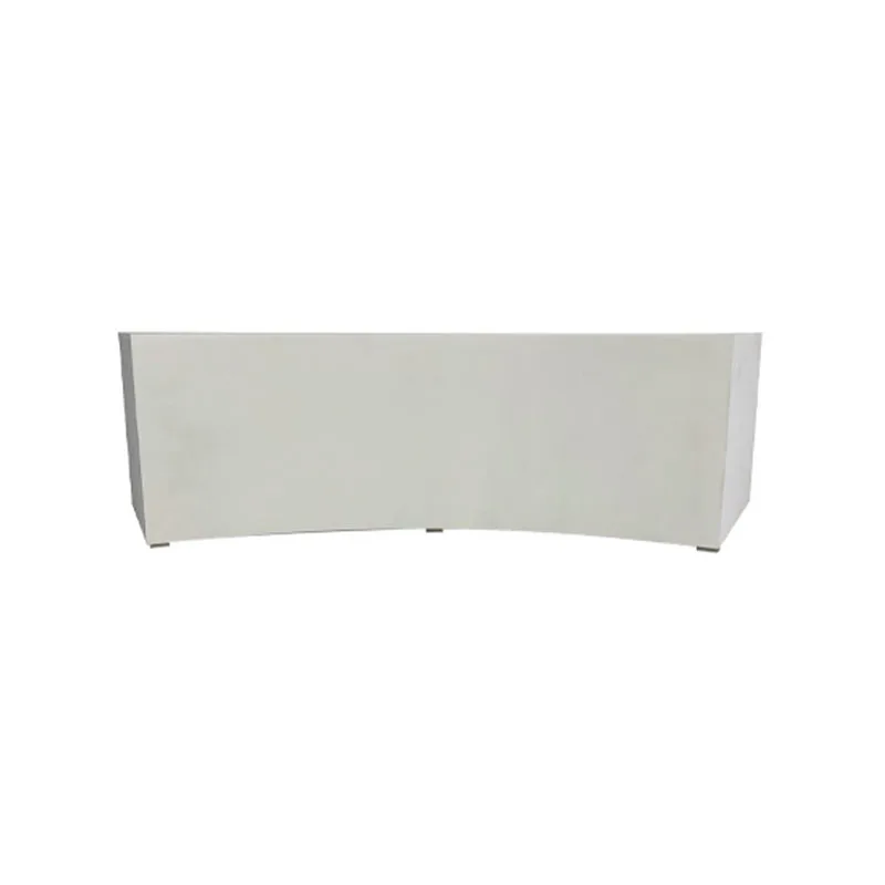 F-RC107-WH Type 7 reception counter in white with a closed back