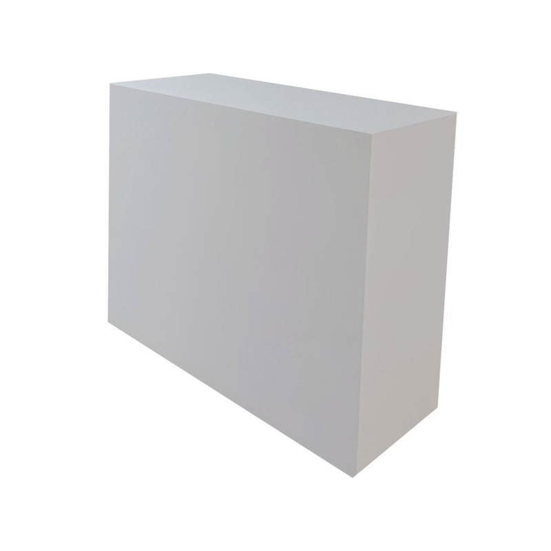 F-RC110-WH Type 10 reception counter in white with cabinets