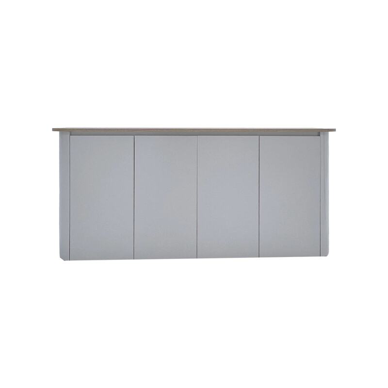 F-RC111-CR Type 11 reception counter in cream with front cabinets