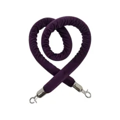 Velvet Rope - Purple / Silver F-RP111-PR