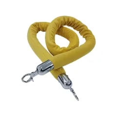 Velvet Rope - Yellow / Silver F-RP111-YL