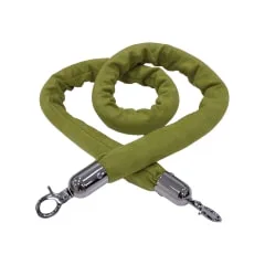 Suede Rope - Lime Green + Silver F-RP116-GL