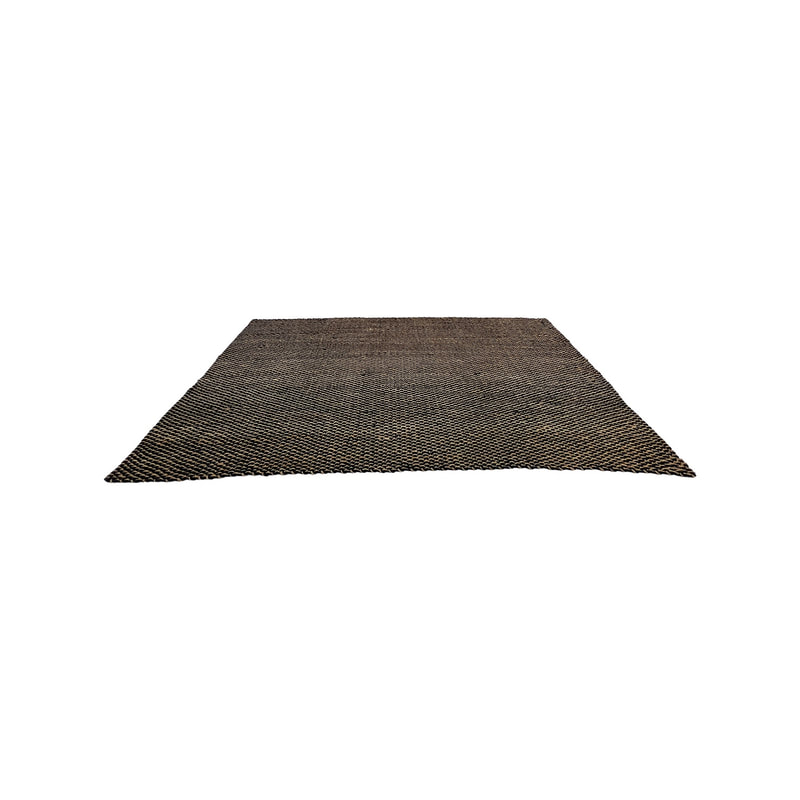 F-RU101-NB - Ailey rug in natural and black colour jute