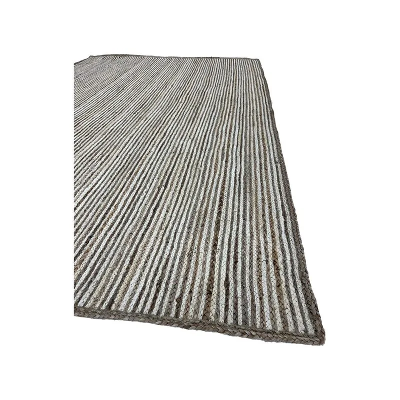 F-RU102-IV Berber rug in natural and ivory colour braided jute