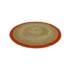 Wilma Rug - Natural + Orange  ​F-RU108-OR