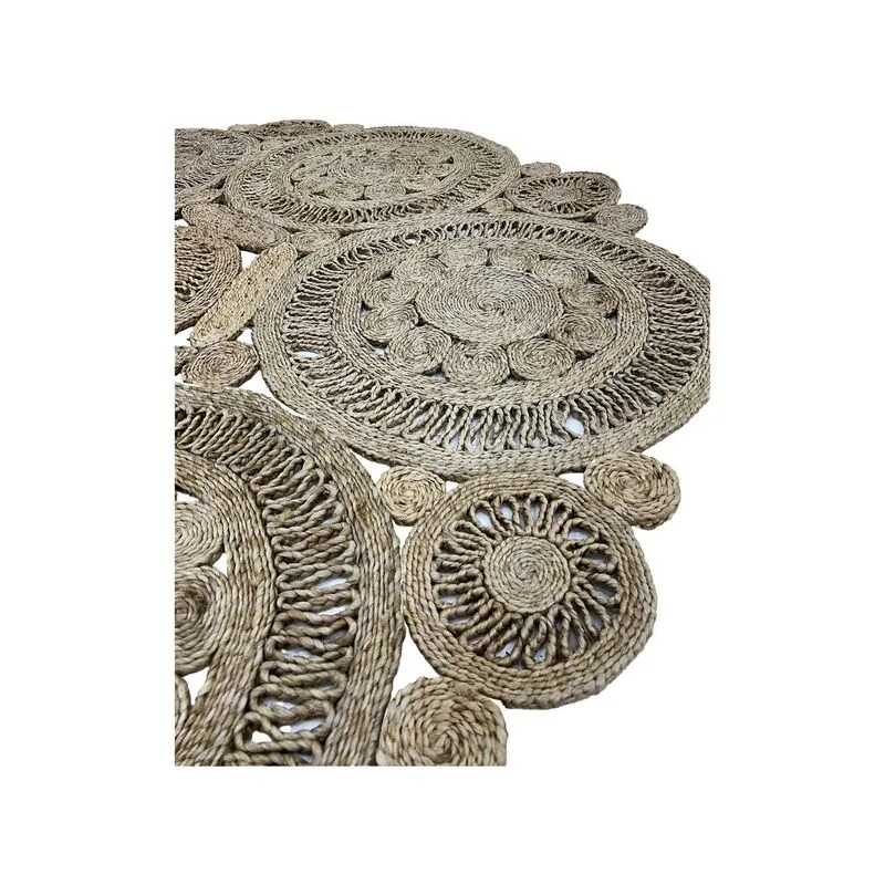 F-RU110-NT Ayrah rug in natural braided jute