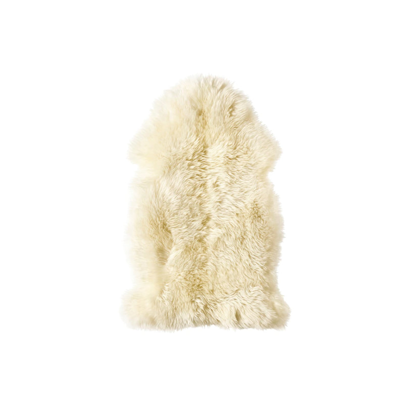 F-RU150-OW Frida natural off-white sheepskin rug