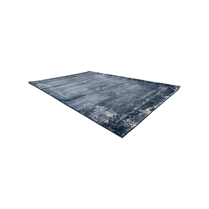 F-RU162-MB Sole midnight blue patterned rug