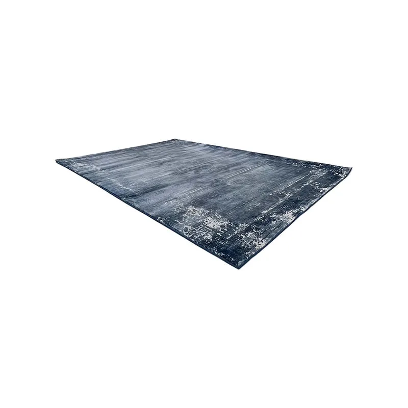 F-RU162-MB Sole midnight blue patterned rug