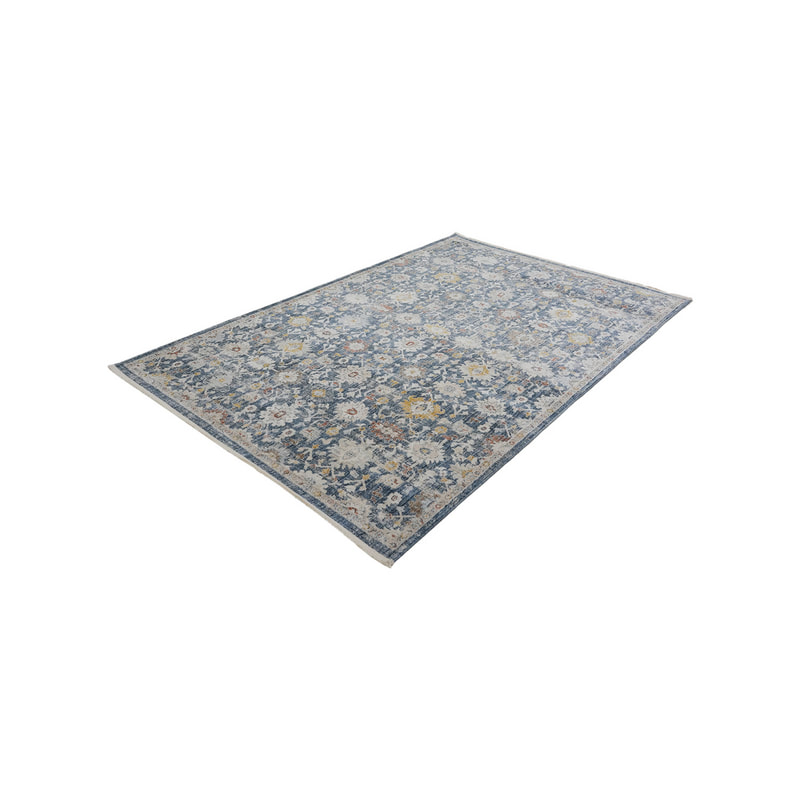 F-RU164-MC Chenille multi-coloured patterned rug
