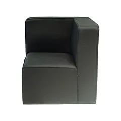Coco Corner Sofa - Black F-SC153-BL
