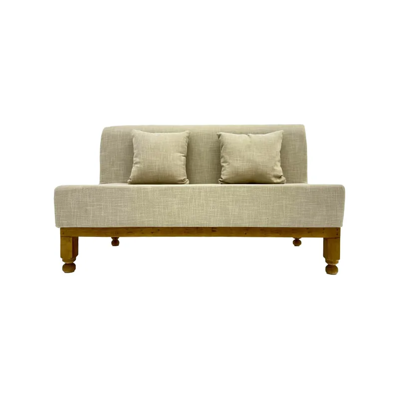 F-SF120-DT Churchill three seater sofa in dark tan genuine leather with wooden feet