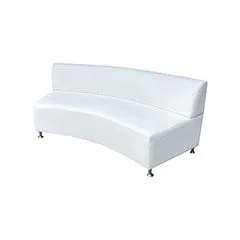 Olivia Sofa - White (In Curve) F-SF115-WH