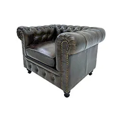 Churchill Single Sofa - Dark Tan F-SN120-DT