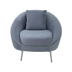 Orbit Single Sofa - Silver Grey  F-SN131-SI
